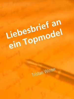 cover image of Liebesbrief an ein Topmodel